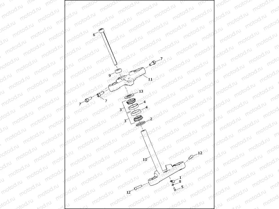 FORK BRACKETS, FRONT