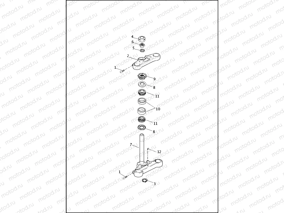 FORK BRACKETS, FRONT