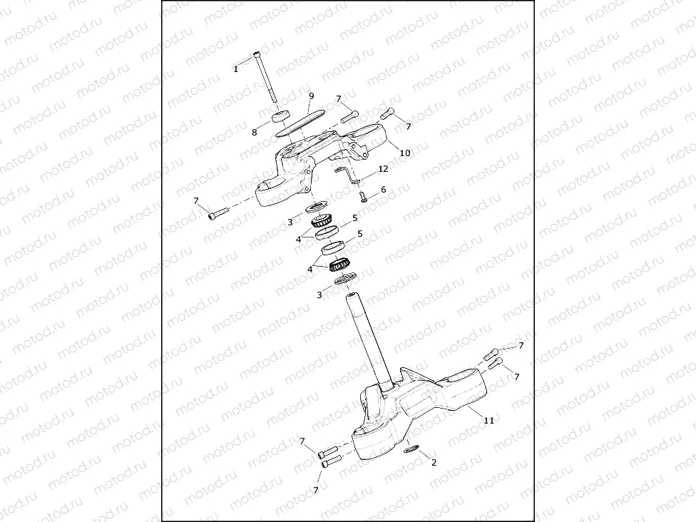 FORK BRACKETS, FRONT