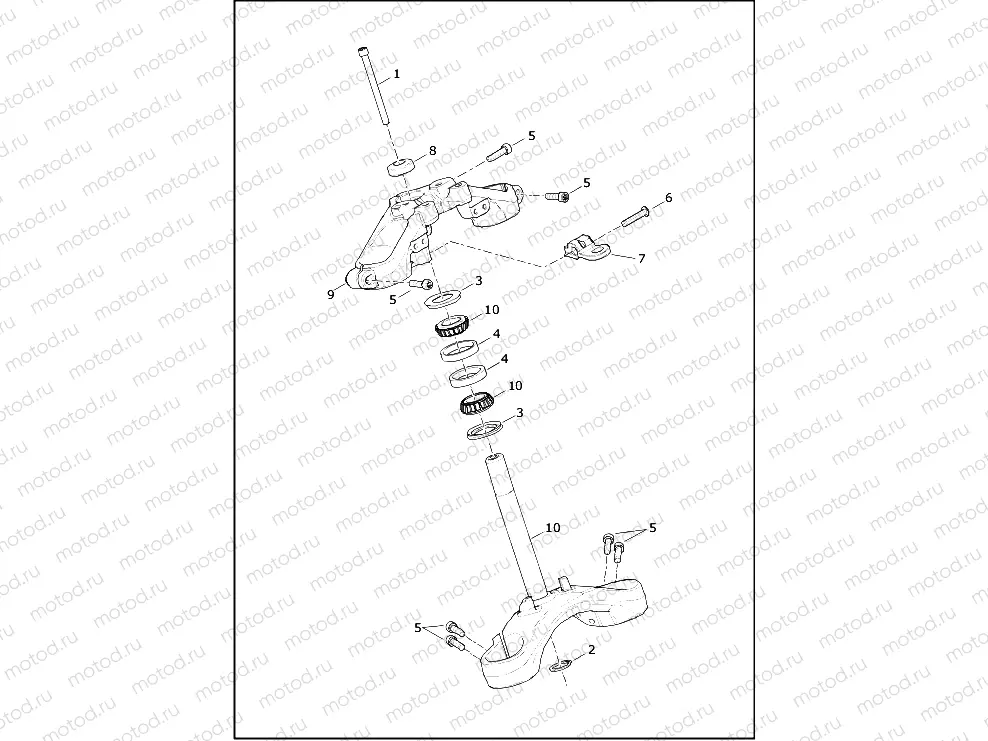 FORK BRACKETS, FRONT
