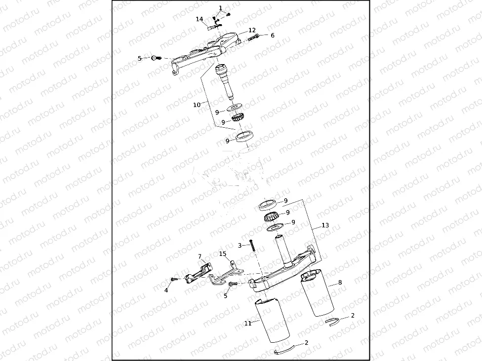 FORK BRACKETS, FRONT