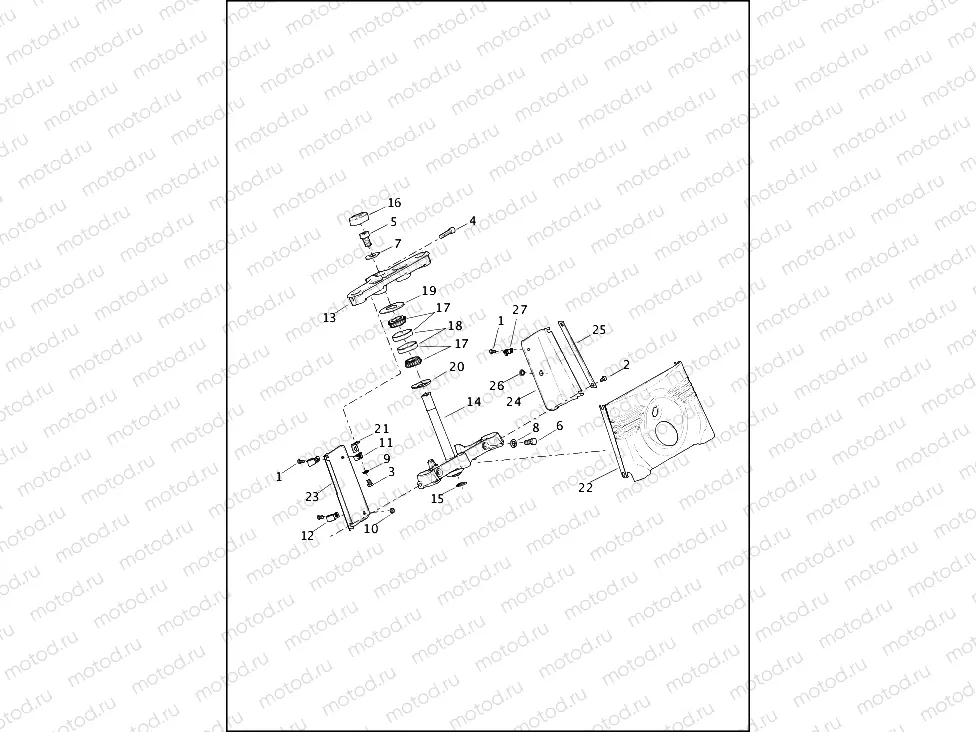 FORK BRACKETS, FRONT - FLS, FLSS, FLSTC, FLSTF, FLSTFB, FLSTFBS AND FLSTN