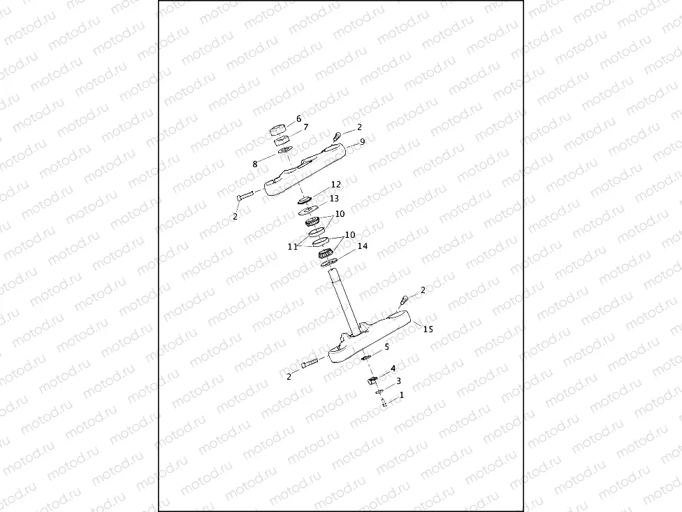 FORK BRACKETS, FRONT - FXSB