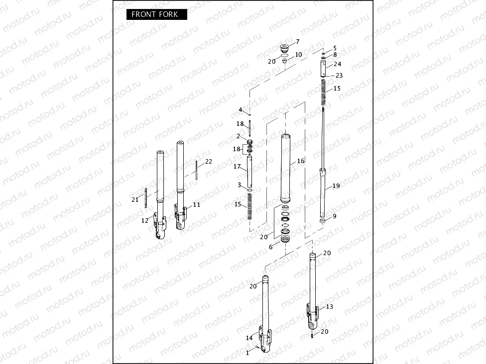 FORK, FRONT