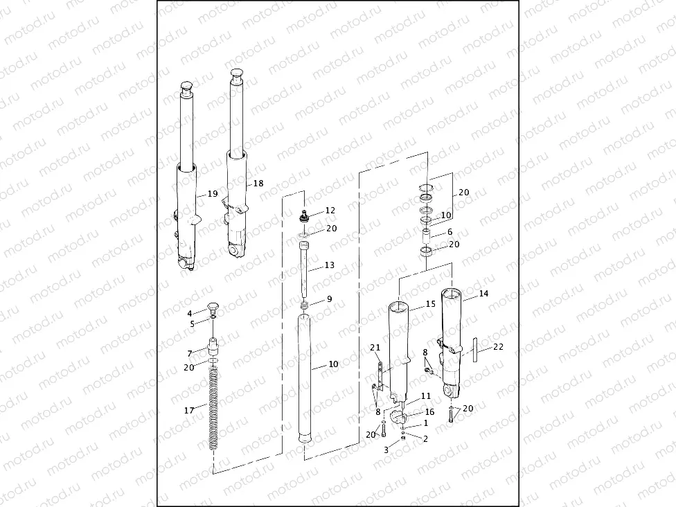 FORK, FRONT