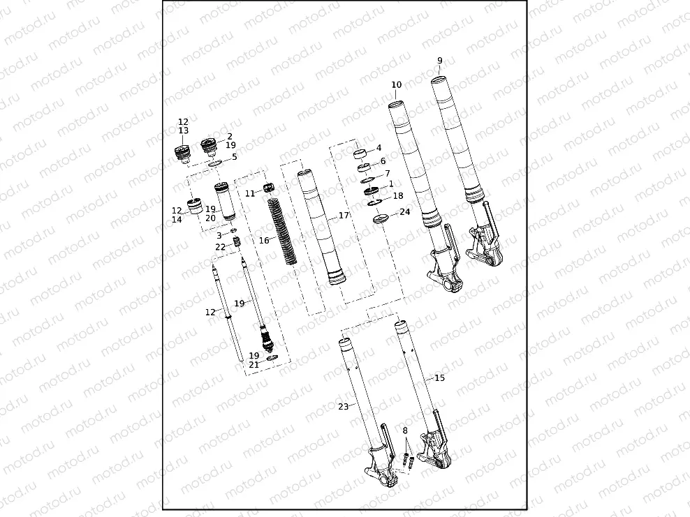 FORK, FRONT