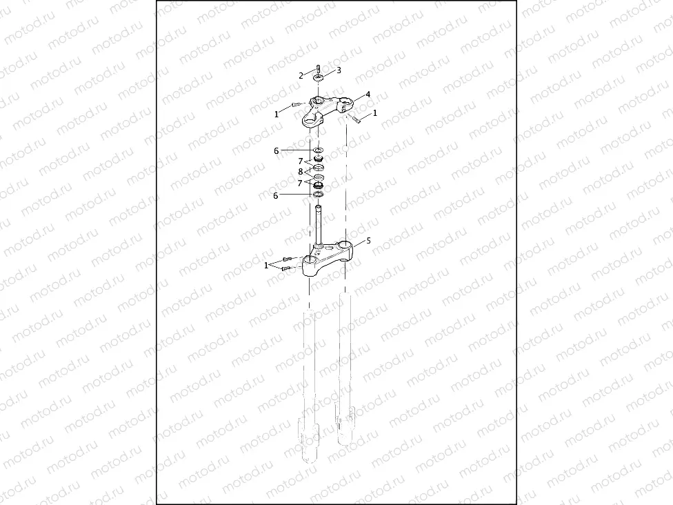 FORK, FRONT BRACKET