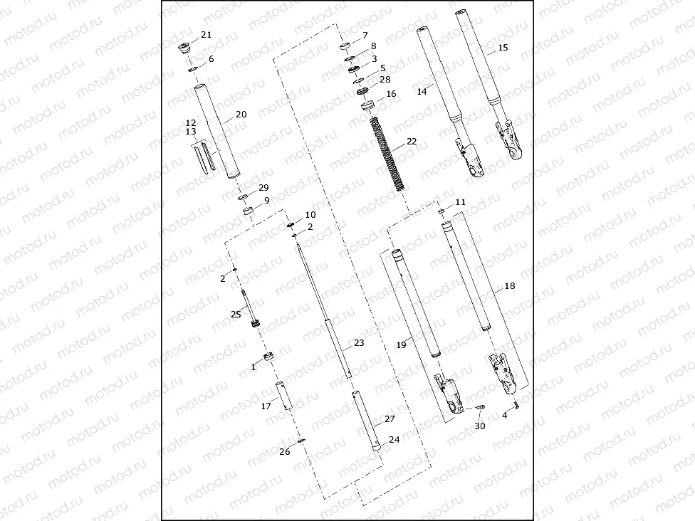 FORK, FRONT - FLSB