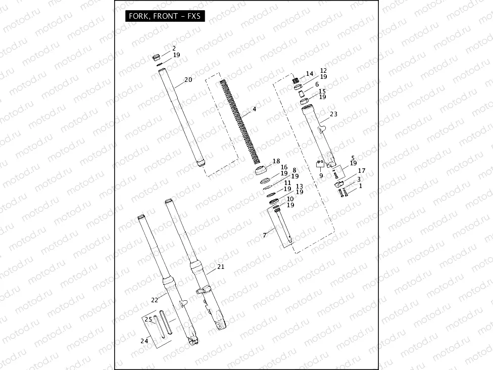 FORK, FRONT - FXS