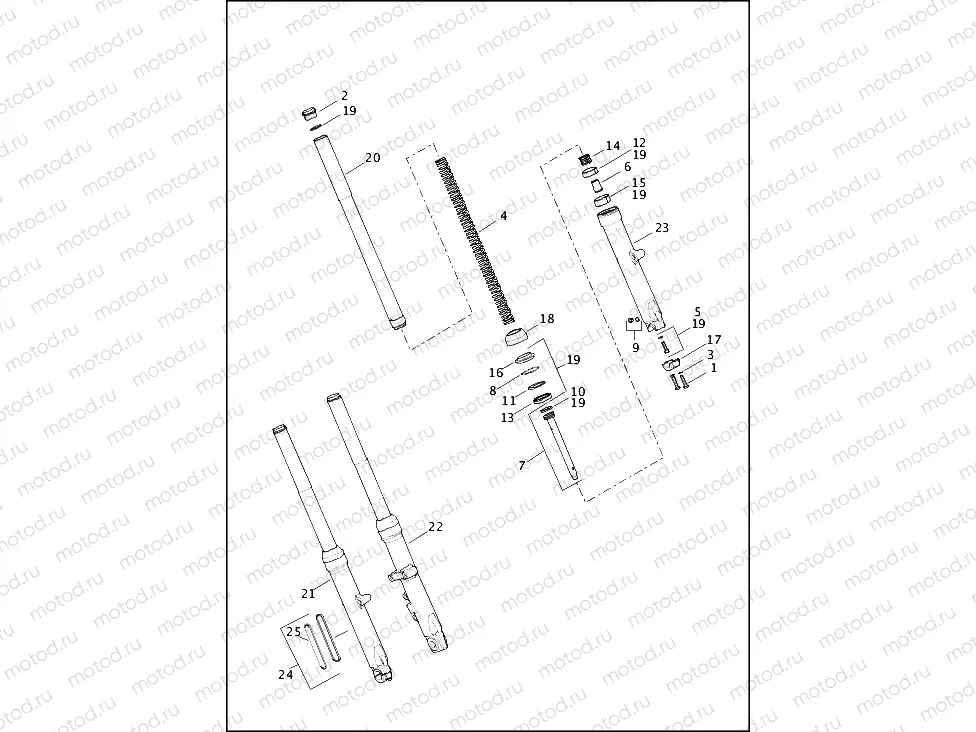 FORK, FRONT - FXS