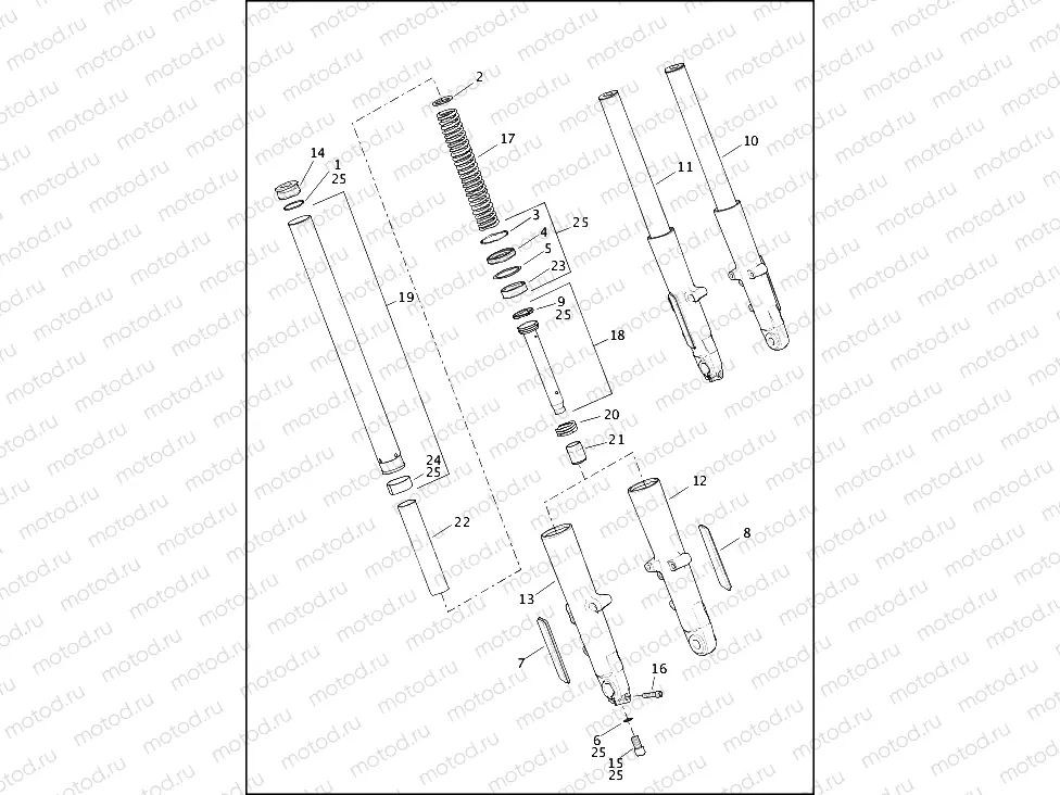 FORK, FRONT, LEFT AND RIGHT