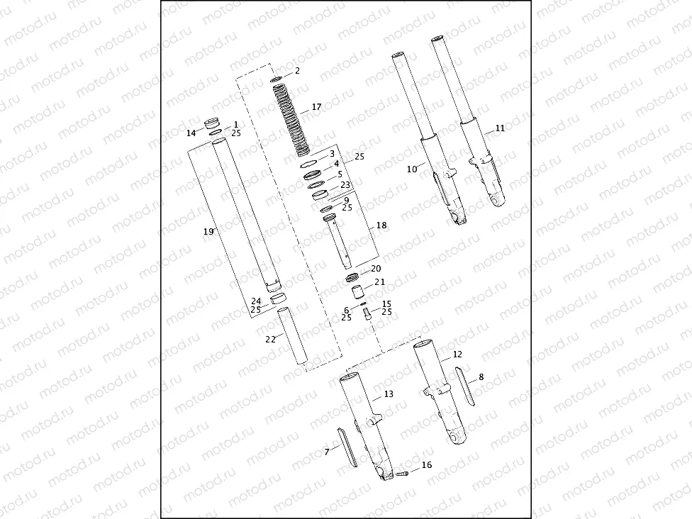 FORK, FRONT, LEFT AND RIGHT - LOW