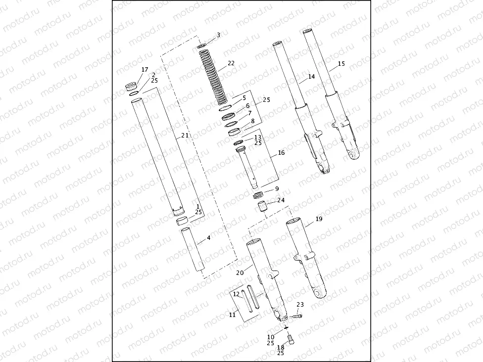 FORK, FRONT, LEFT & RIGHT