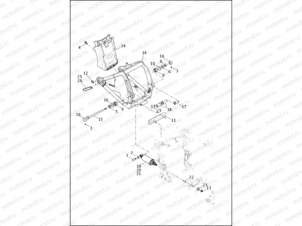 FORK, REAR AND SHOCK ABSORBERS
