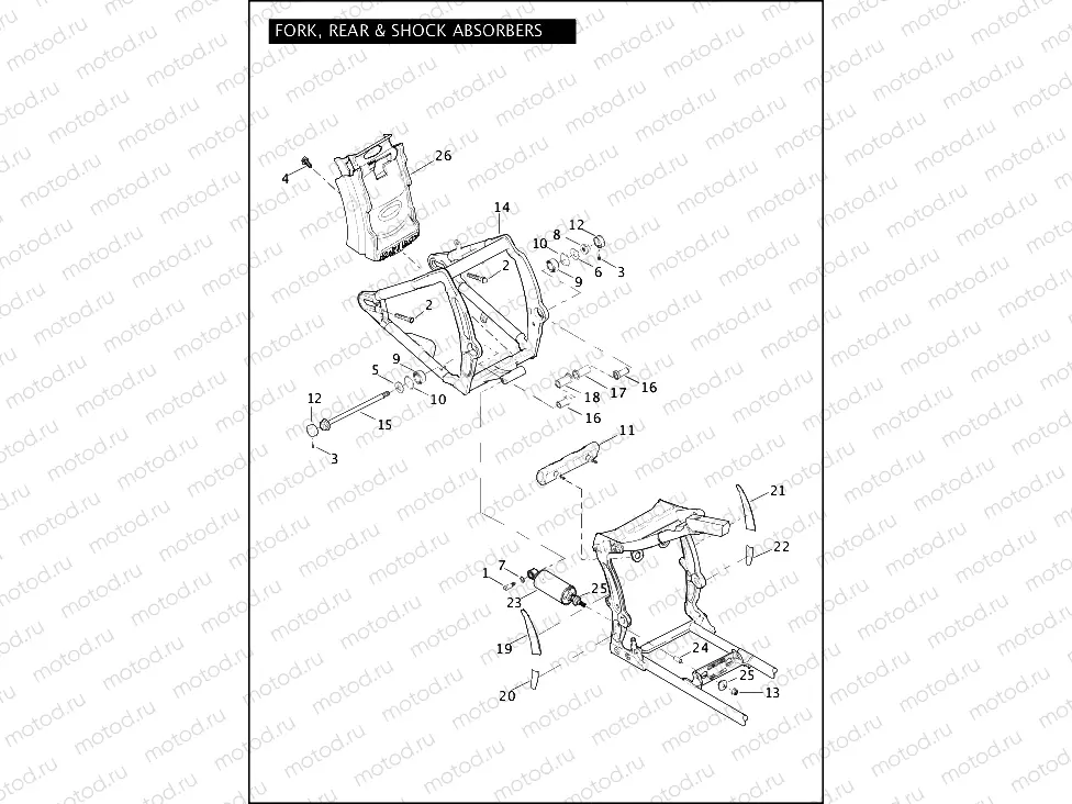 FORK, REAR & SHOCK ABSORBERS