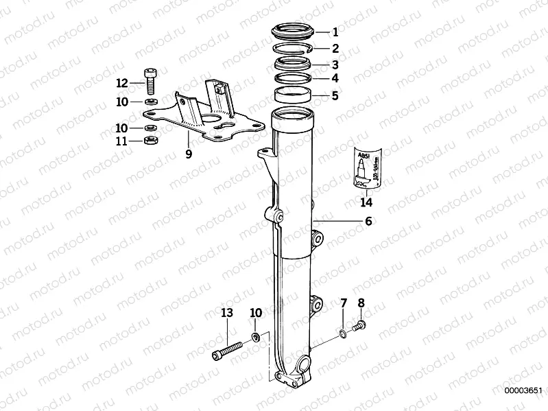 Fork slider
