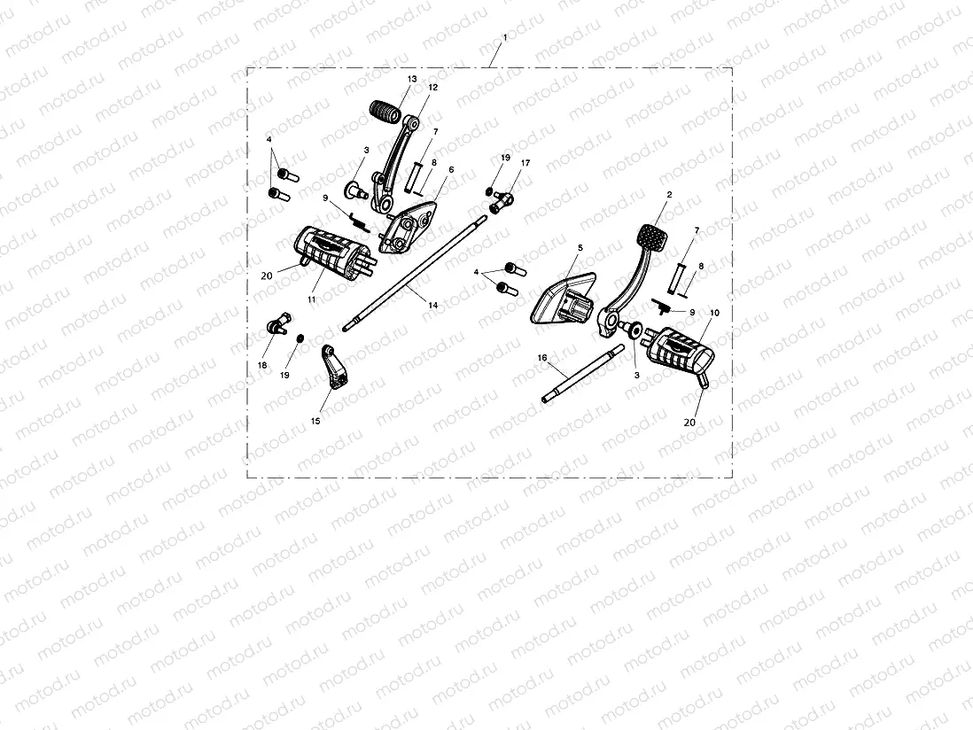 Forward Controls Kit