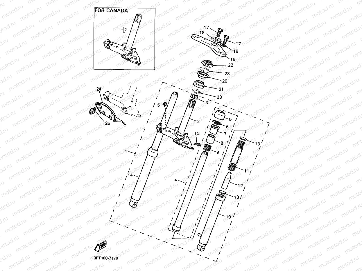 FOURCHE AVANT