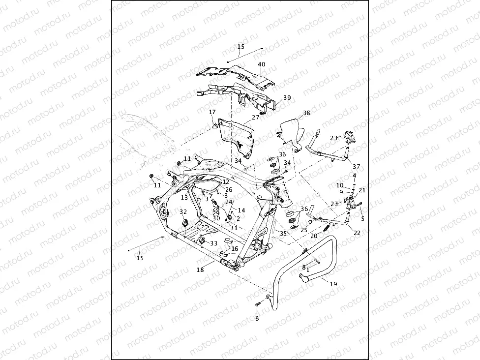 FRAME AND JIFFY STAND (2 OF 2)