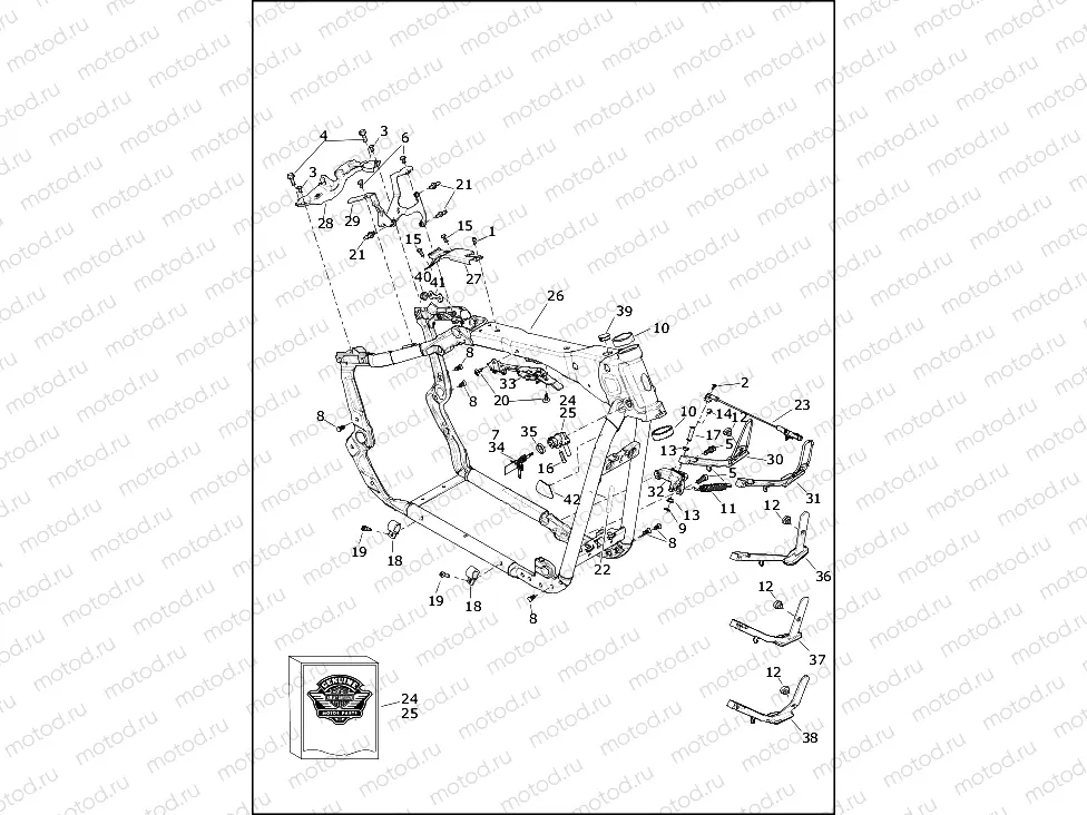 FRAME AND JIFFY STAND (2 OF 2)