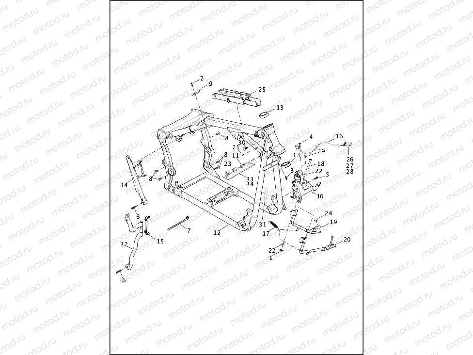 FRAME AND JIFFY STAND