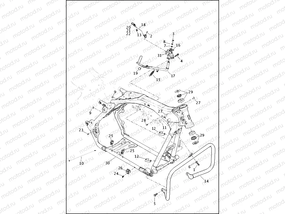 FRAME AND JIFFY STAND