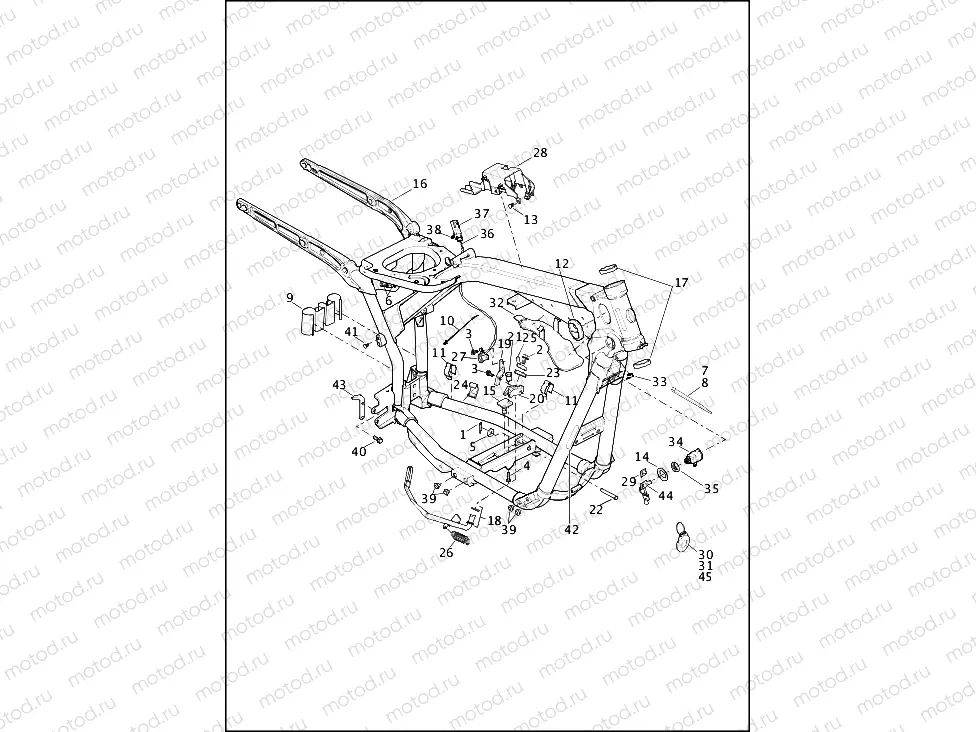 FRAME AND JIFFY STAND