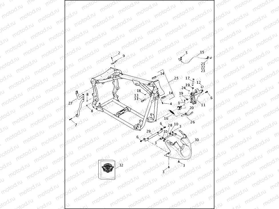 FRAME AND JIFFY STAND