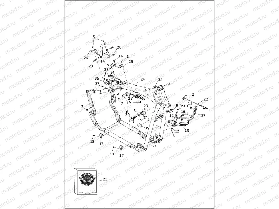 FRAME AND JIFFY STAND