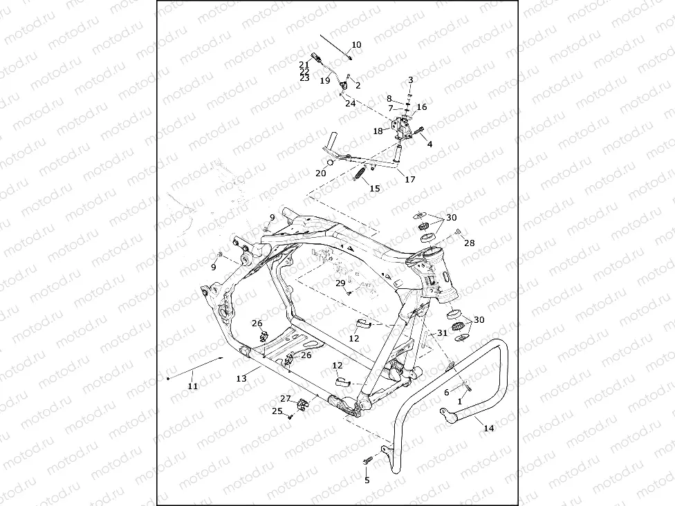 FRAME AND JIFFY STAND