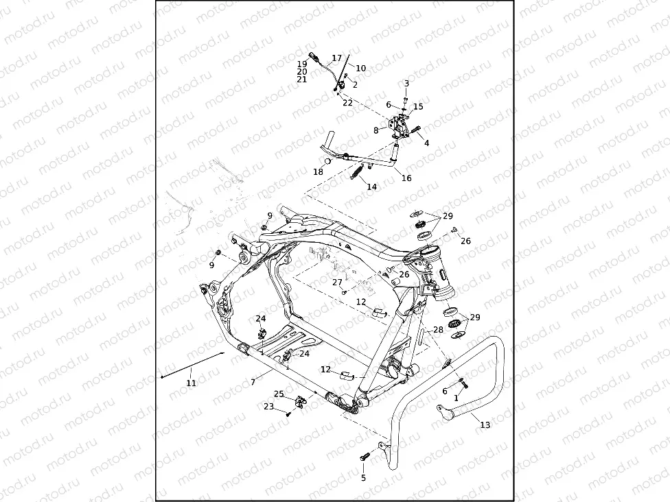 FRAME AND JIFFY STAND