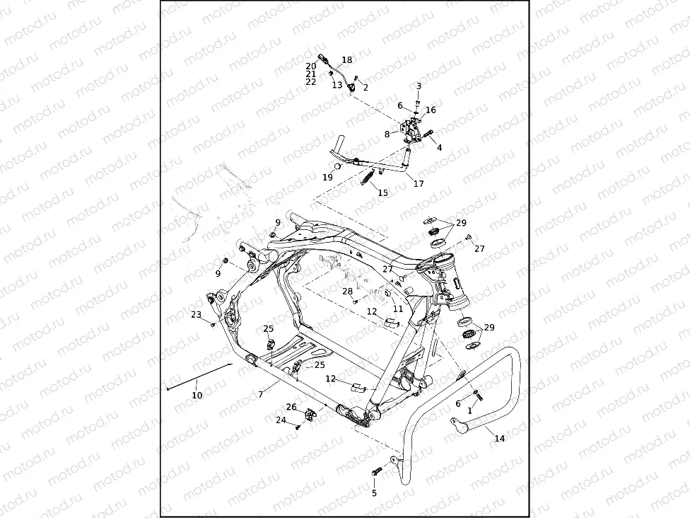 FRAME AND JIFFY STAND