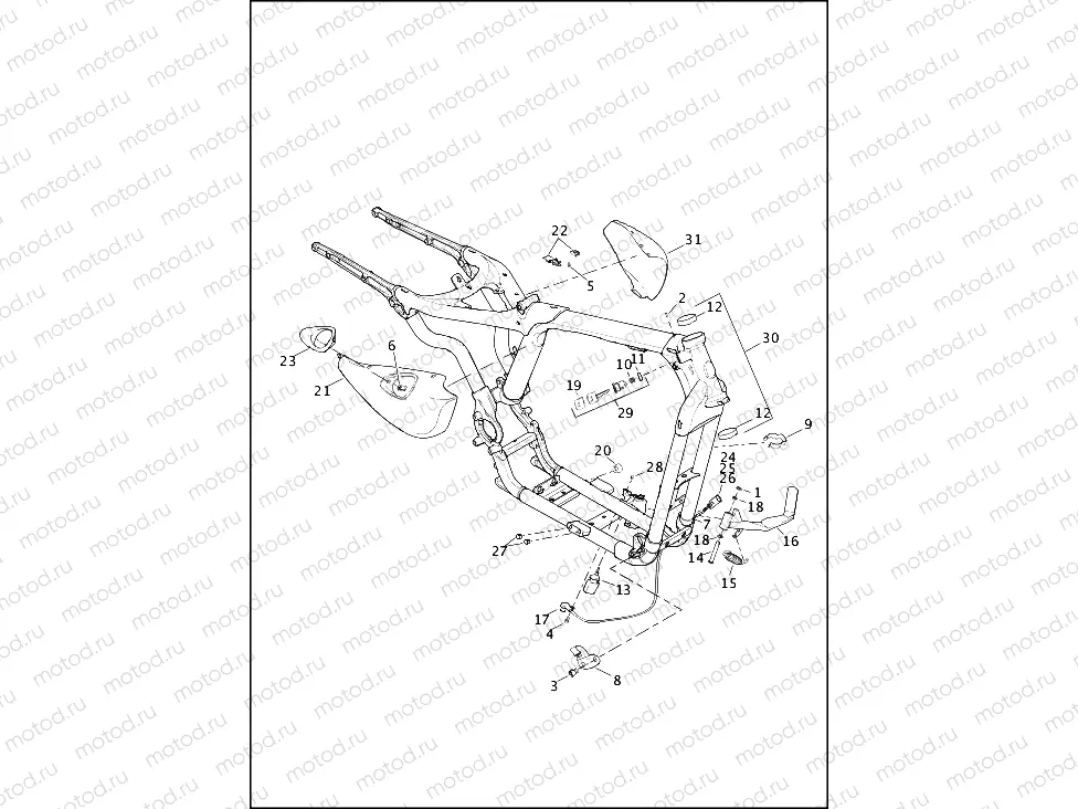 FRAME AND JIFFY STAND