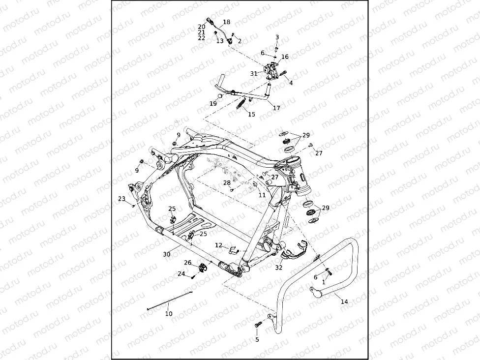FRAME AND JIFFY STAND