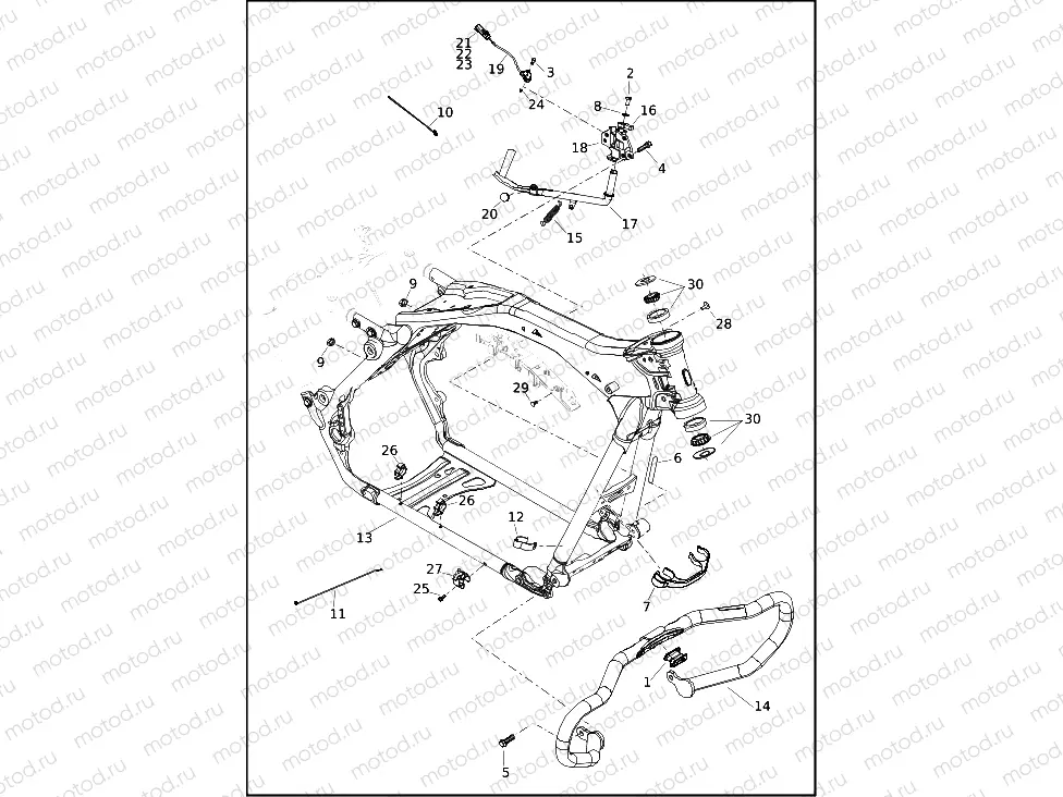 FRAME AND JIFFY STAND