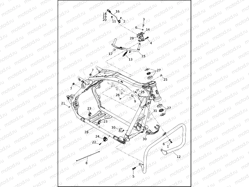 FRAME AND JIFFY STAND