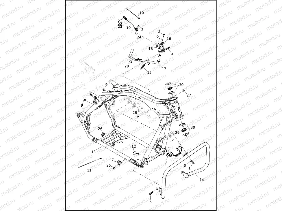 FRAME AND JIFFY STAND