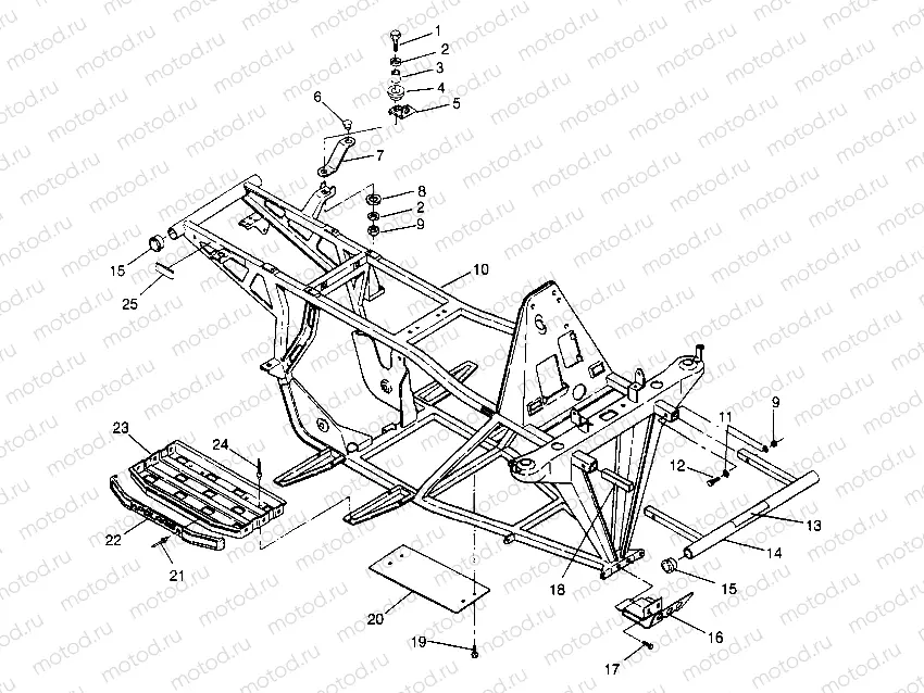 FRAME ASSEMBLY Trail Blazer W947221 (4926832683A007) | FRAME ASSEMBLY Trail Blazer W947221 (4926832683A007)