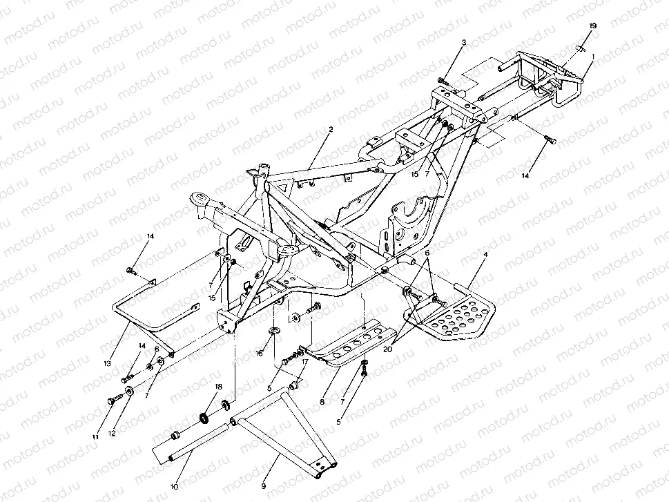 Frame Assembly With Racks (4913501350003A) | Frame Assembly With Racks (4913501350003A)