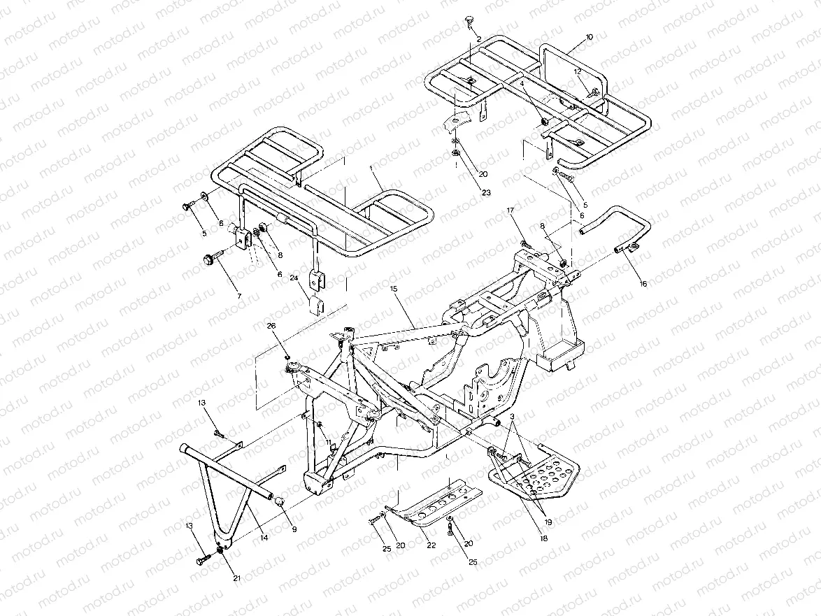 Frame Assembly with Racks (4914761476003A) | Frame Assembly with Racks (4914761476003A)