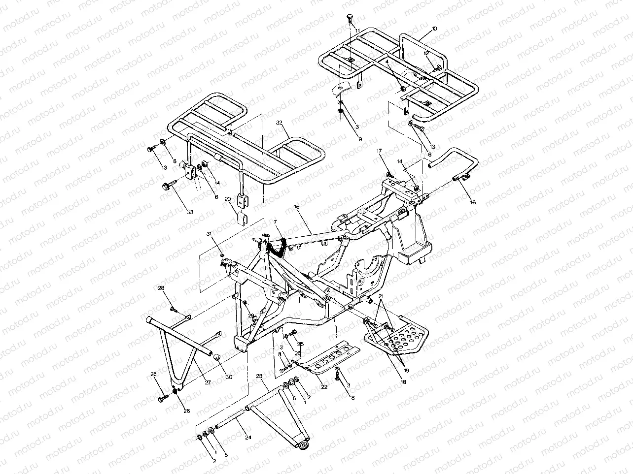 Frame Assembly with Racks (4914771477003A) | Frame Assembly with Racks (4914771477003A)