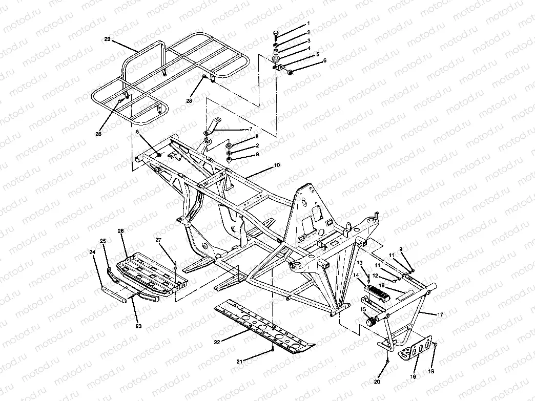 Frame Assembly with Racks (4914781478003A) | Frame Assembly with Racks (4914781478003A)
