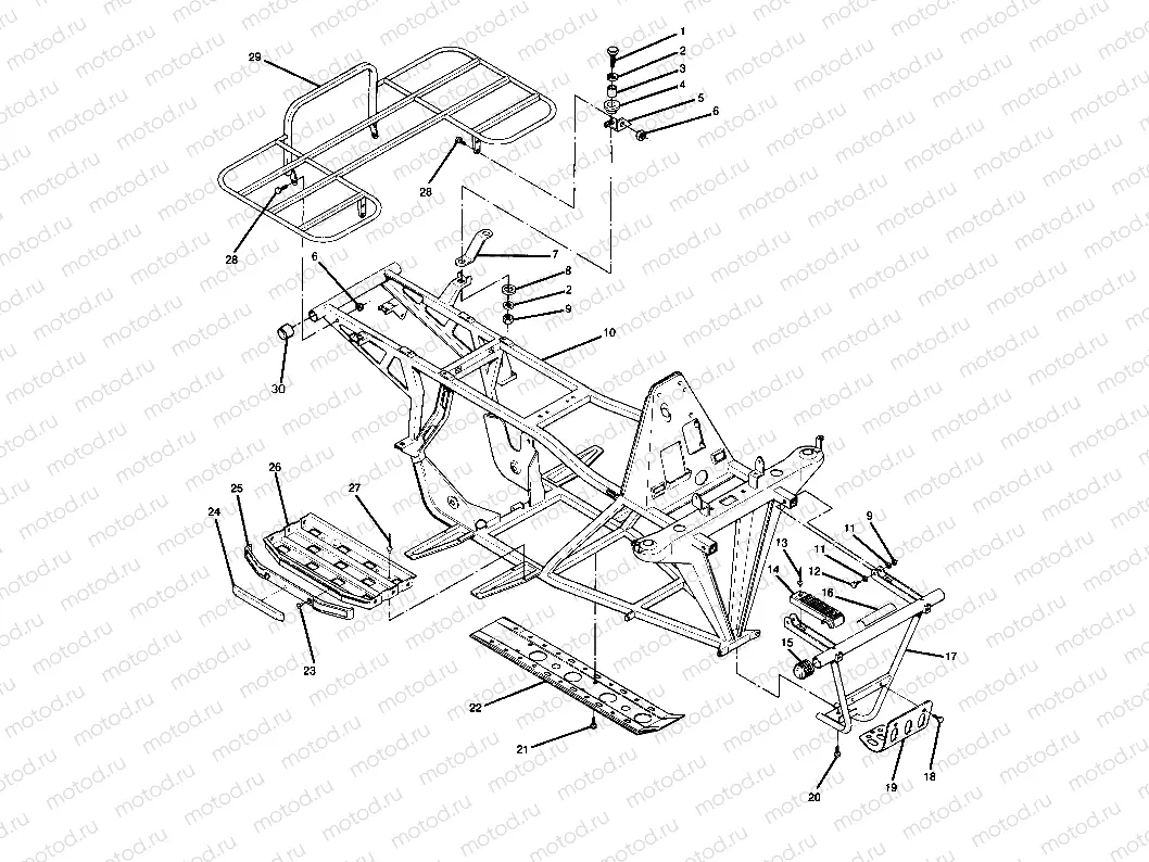 Frame Assembly with Racks (4914891489003A) | Frame Assembly with Racks (4914891489003A)