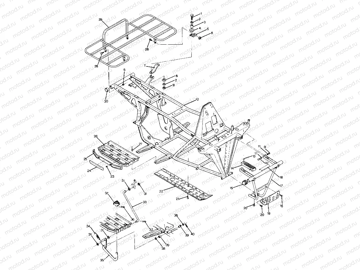 Frame Assembly with Racks (4916331633003A) | Frame Assembly with Racks (4916331633003A)