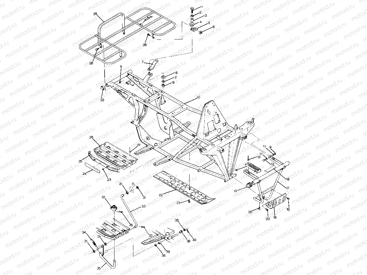 Frame Assembly with Racks (4917711771003A) | Frame Assembly with Racks (4917711771003A)