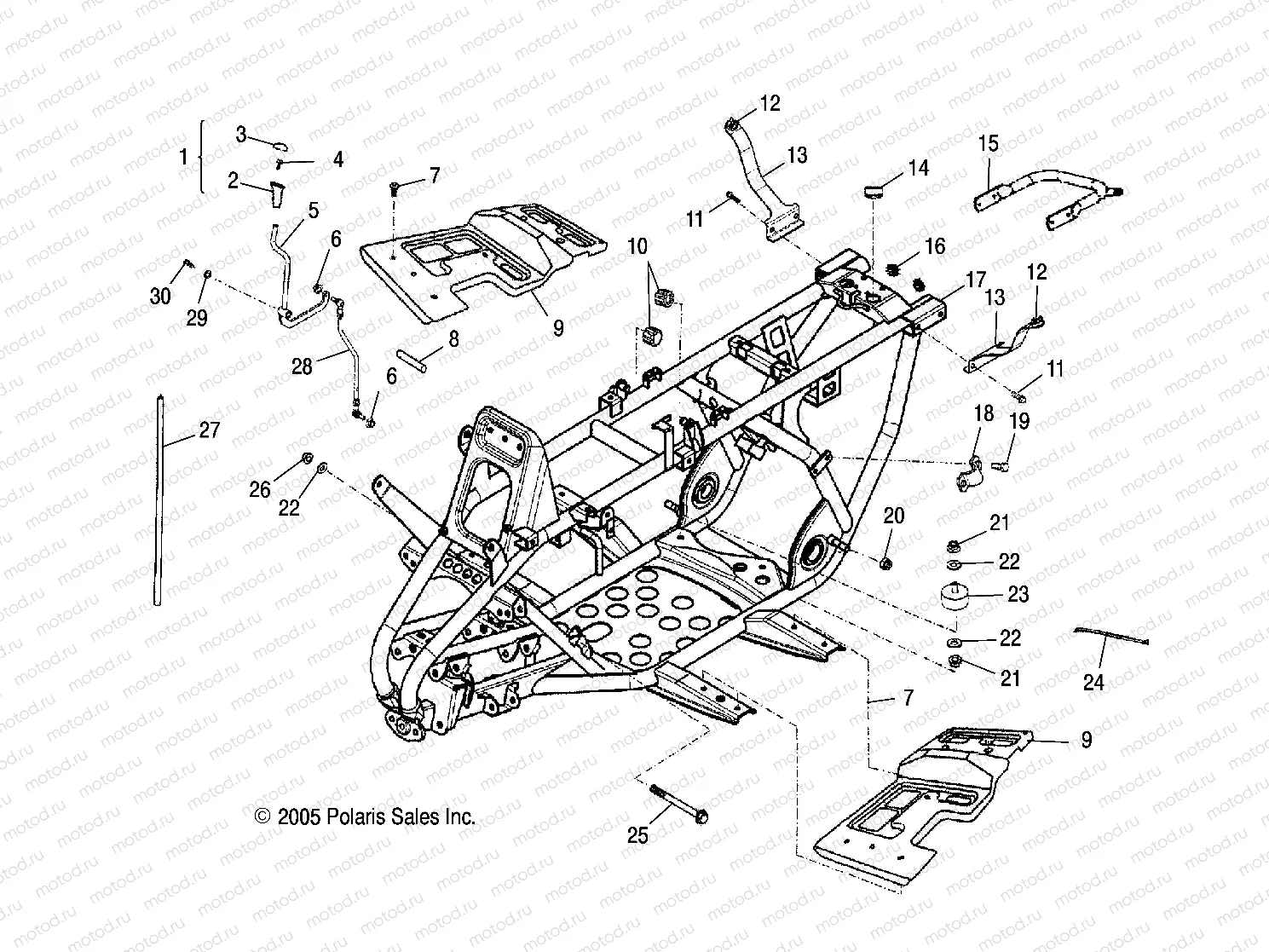 FRAME BODY - A06PB20AA/AB/AC/LE (4999202449920244B03) | FRAME BODY - A06PB20AA/AB/AC/LE (4999202449920244B03)