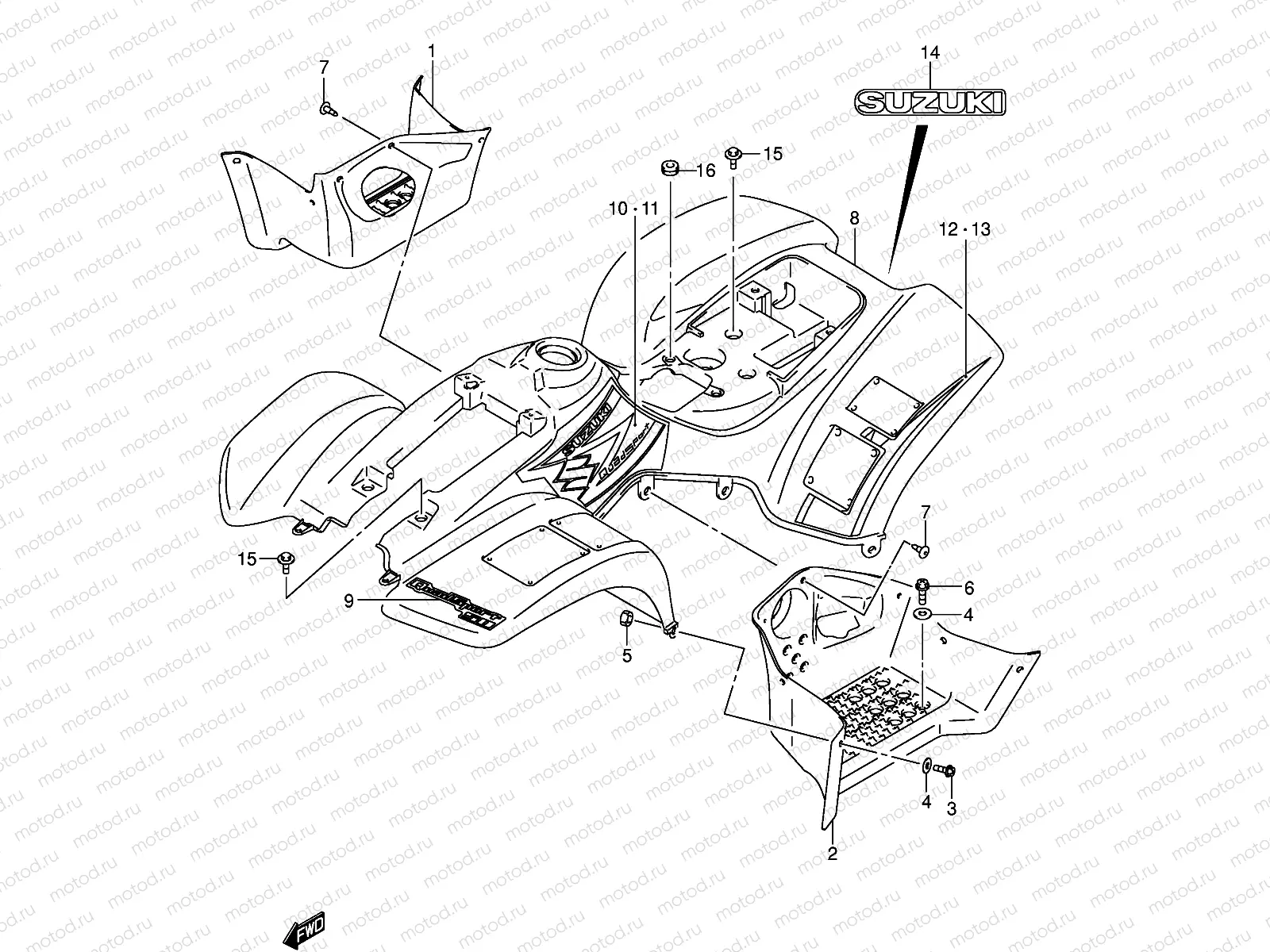 FRAME COVER (MODEL K5)