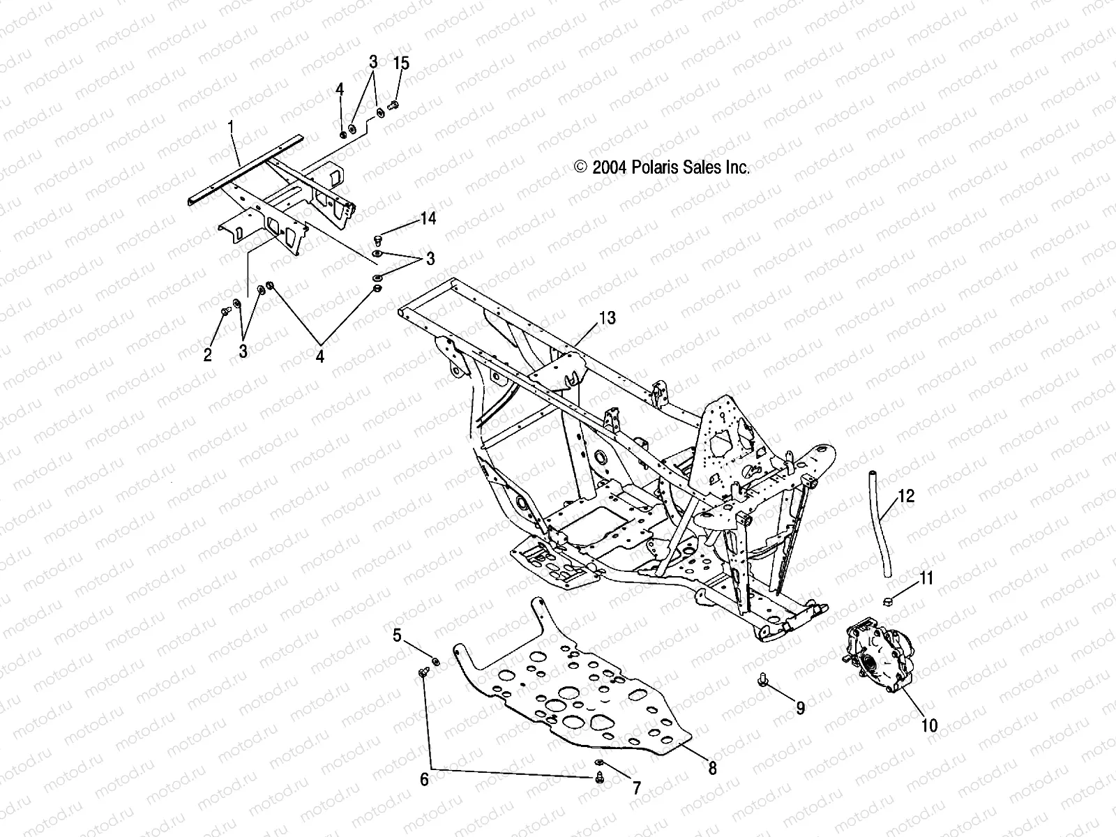 FRAME EXTENSION and MAIN FRAME - A05JD32AA (4995169516A03) | FRAME EXTENSION and MAIN FRAME - A05JD32AA (4995169516A03)