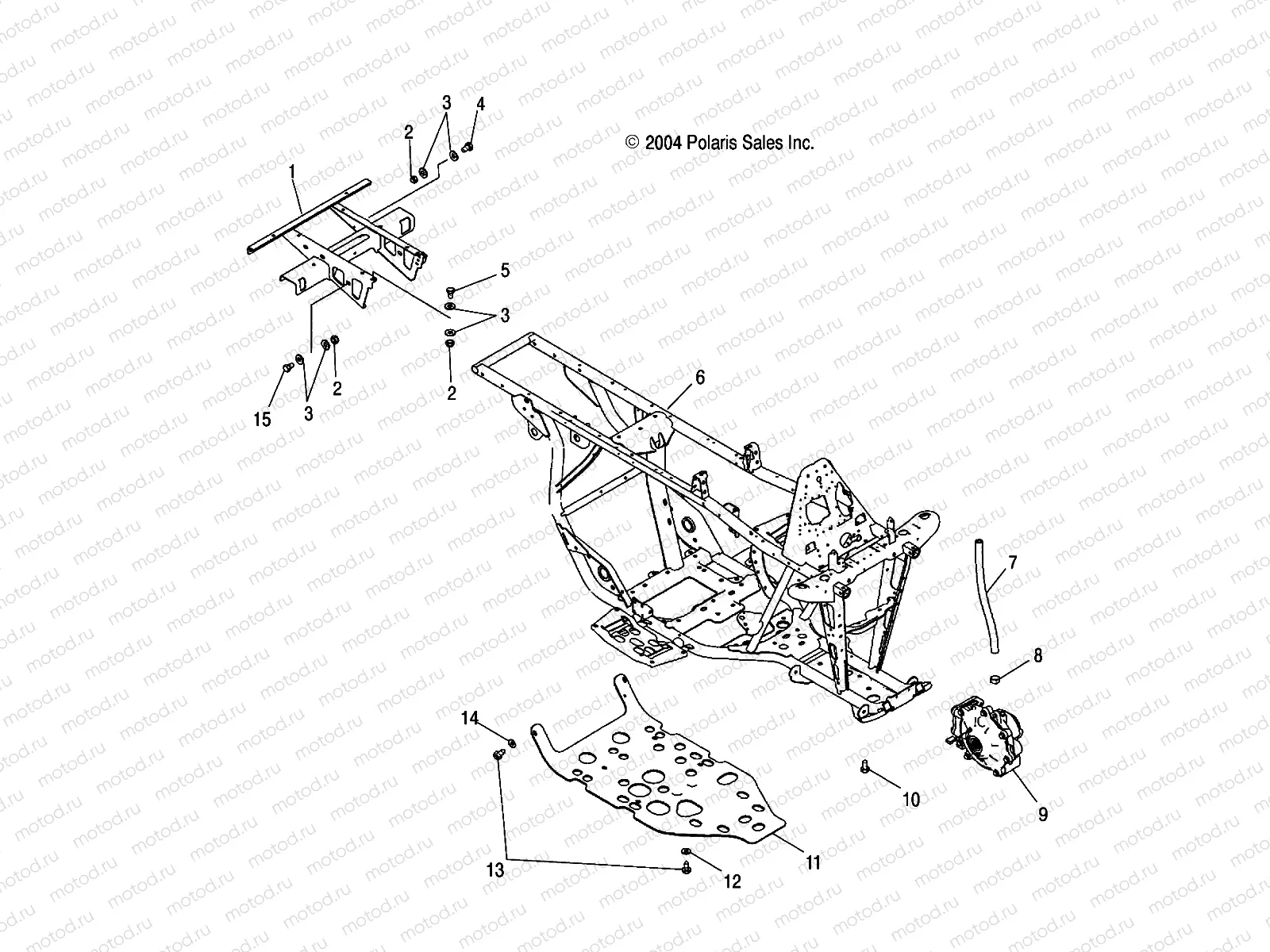 FRAME EXTENSION and MAIN FRAME - A05JD50AA/AB/AC (4995189518A03) | FRAME EXTENSION and MAIN FRAME - A05JD50AA/AB/AC (4995189518A03)