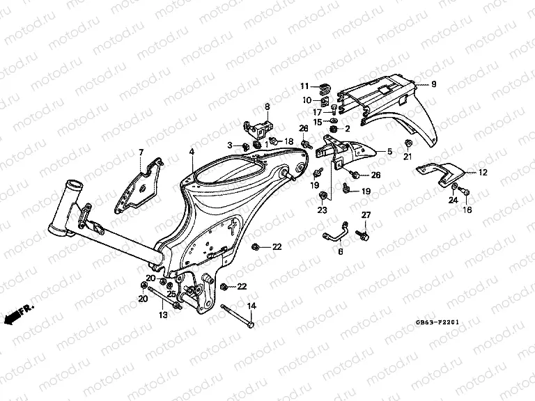 FRAME F-22-1 (C90E / MF / G / MG / N / MN)